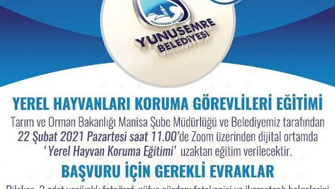 Yerel hayvan koruma görevlisi eğitimi verilecek