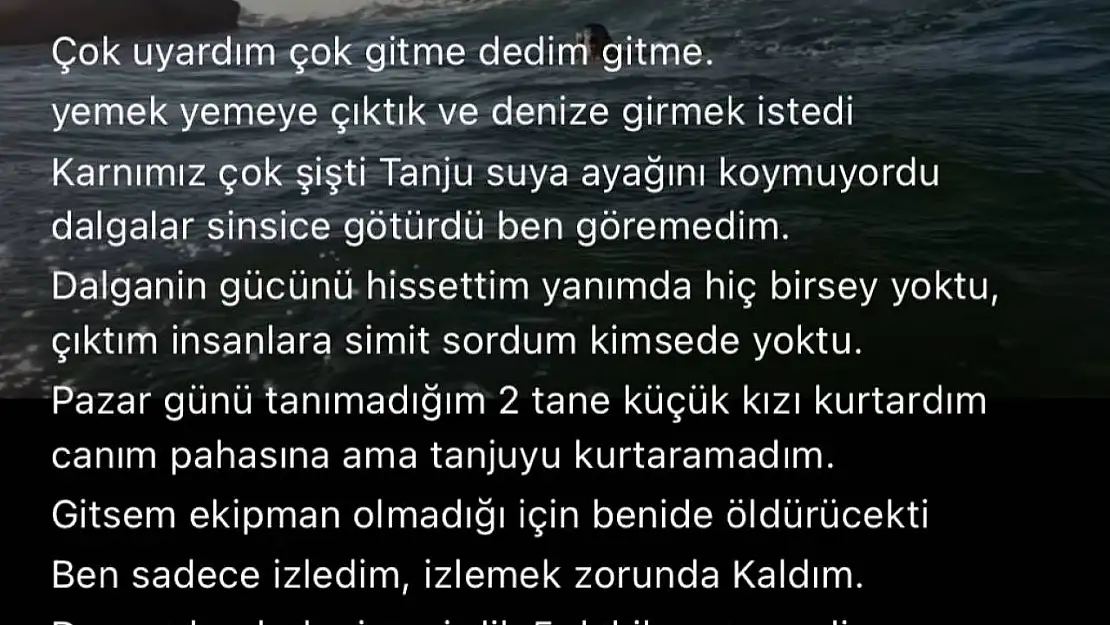 Yetimhanede başlayan hayatı 42 sene sonra denizde son buldu