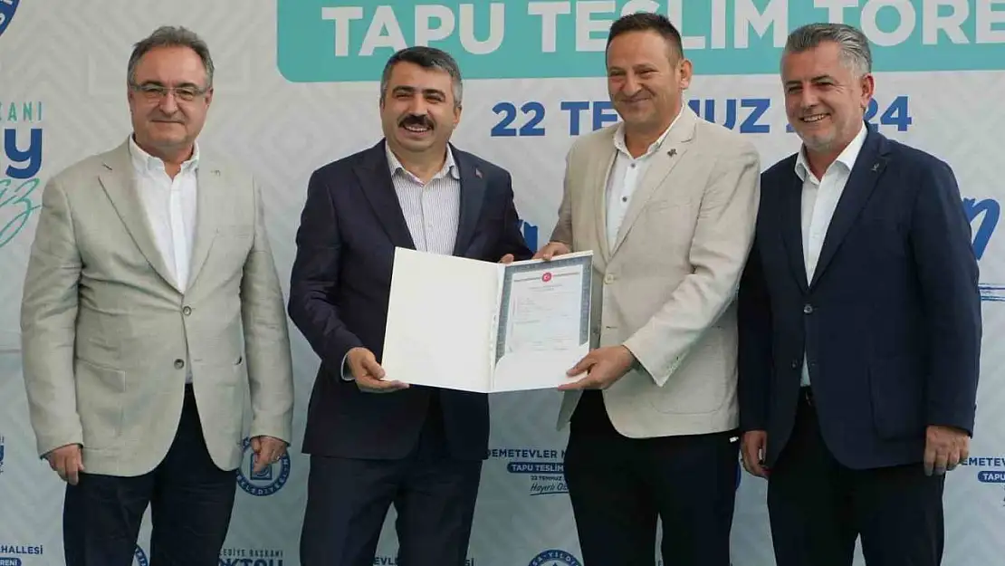 Yıldırım'da bin 237 hak sahibi tapularını teslim aldı