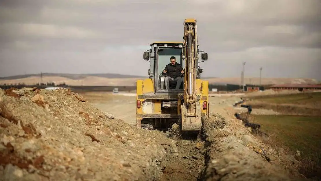 Yoncalı'da yeni kanalizasyon hattı çalışması