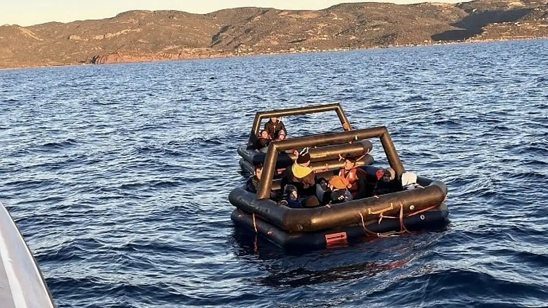 Yunan unsurlarınca ölüme terk edilen 23 kaçak göçmen kurtarıldı