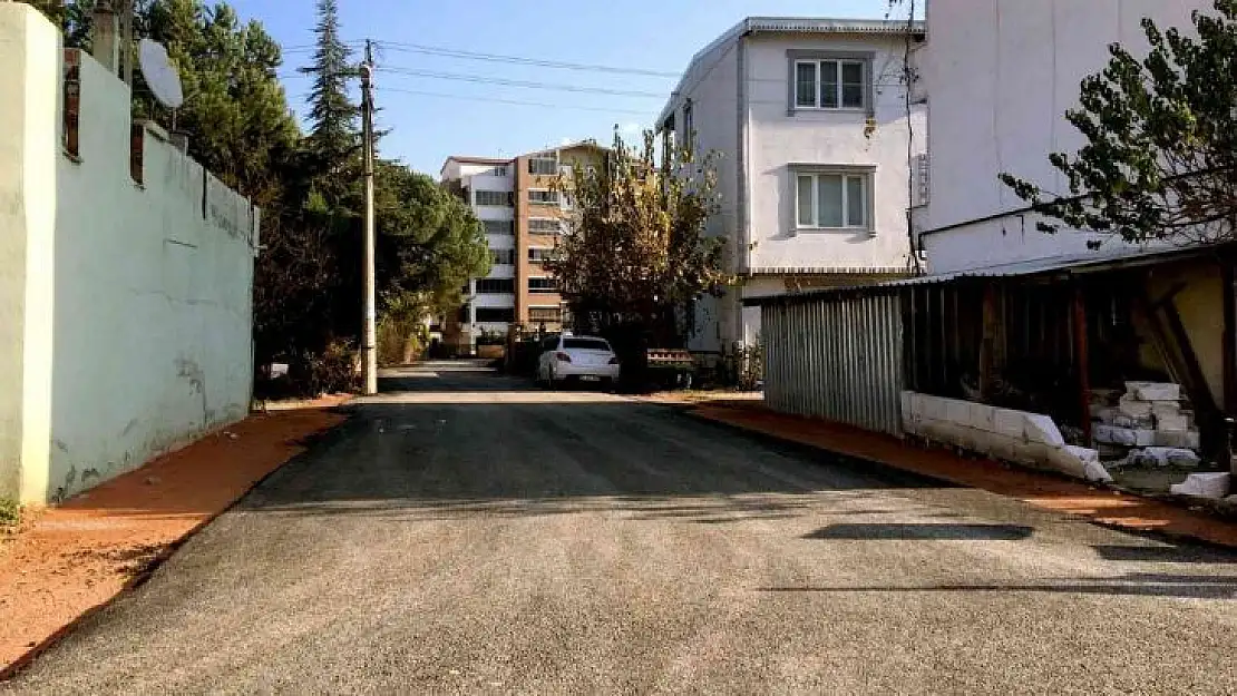 Yunuseli'nde sokaklar sıcak asfaltla kaplandı