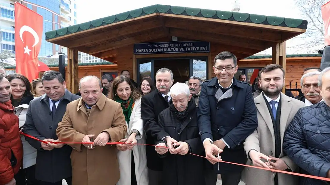 Yunusemre'den Hafsa Sultan'a kültür ve taziye evi