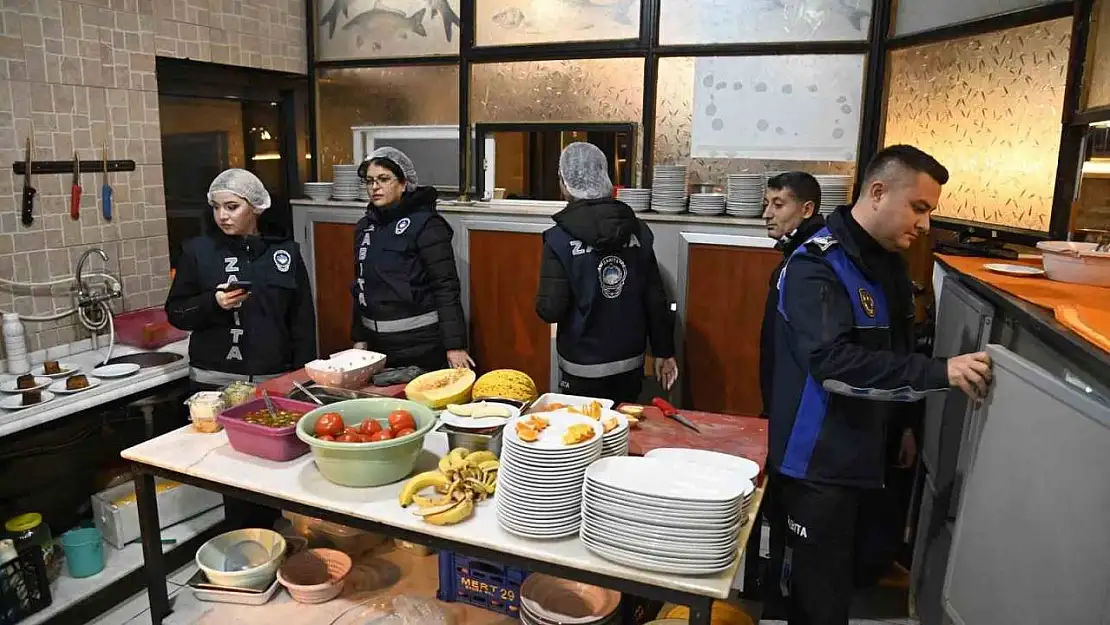 Yunusemre zabıta ekiplerinden yılbaşı öncesi sıkı denetim