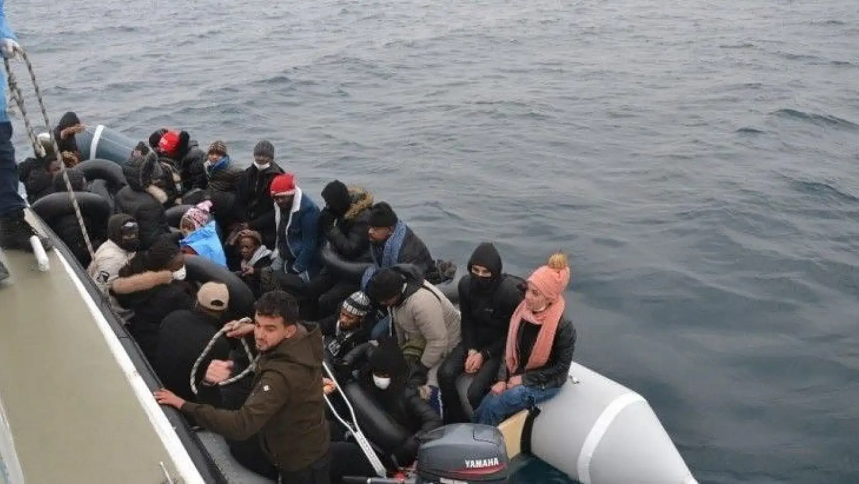 Ayvalık'ta 31 göçmen kurtarıldı