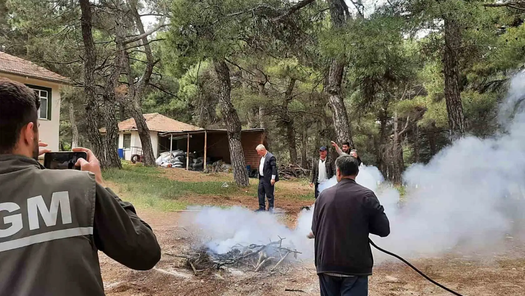 Balıkesir'de imamlara yangın söndürme eğitimi