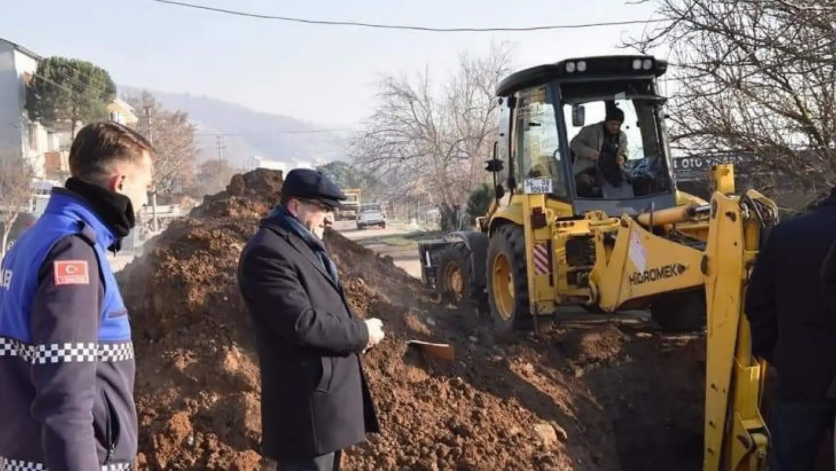 Çan Belediyesi yeni hastane yolu yenileme çalışmalarına başladı