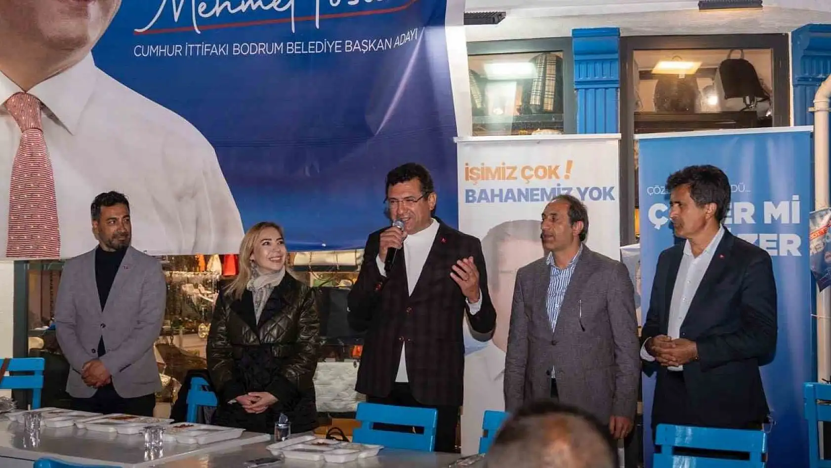 Cumhur İttifakı Bodrum Belediye Başkan Adayı Tosun'dan 'hizmet seferberliği' sözü