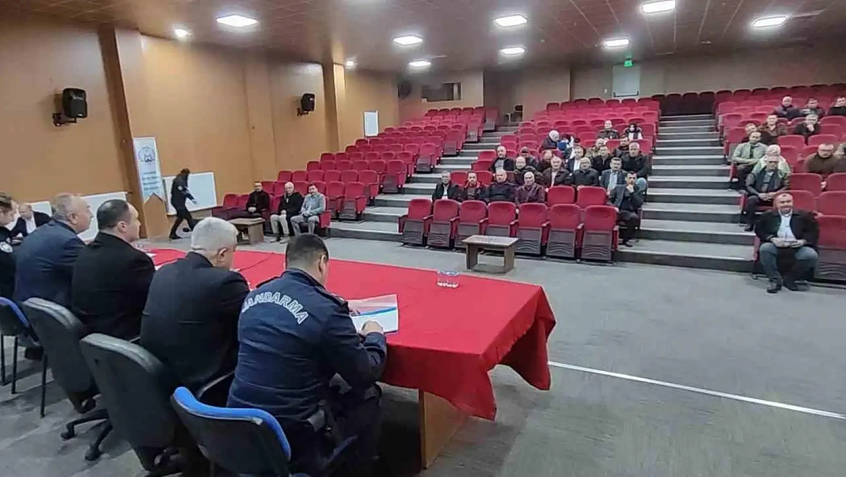 Hisarcık'ta 'Eğitim ve Güvenlik' projesi toplantısı