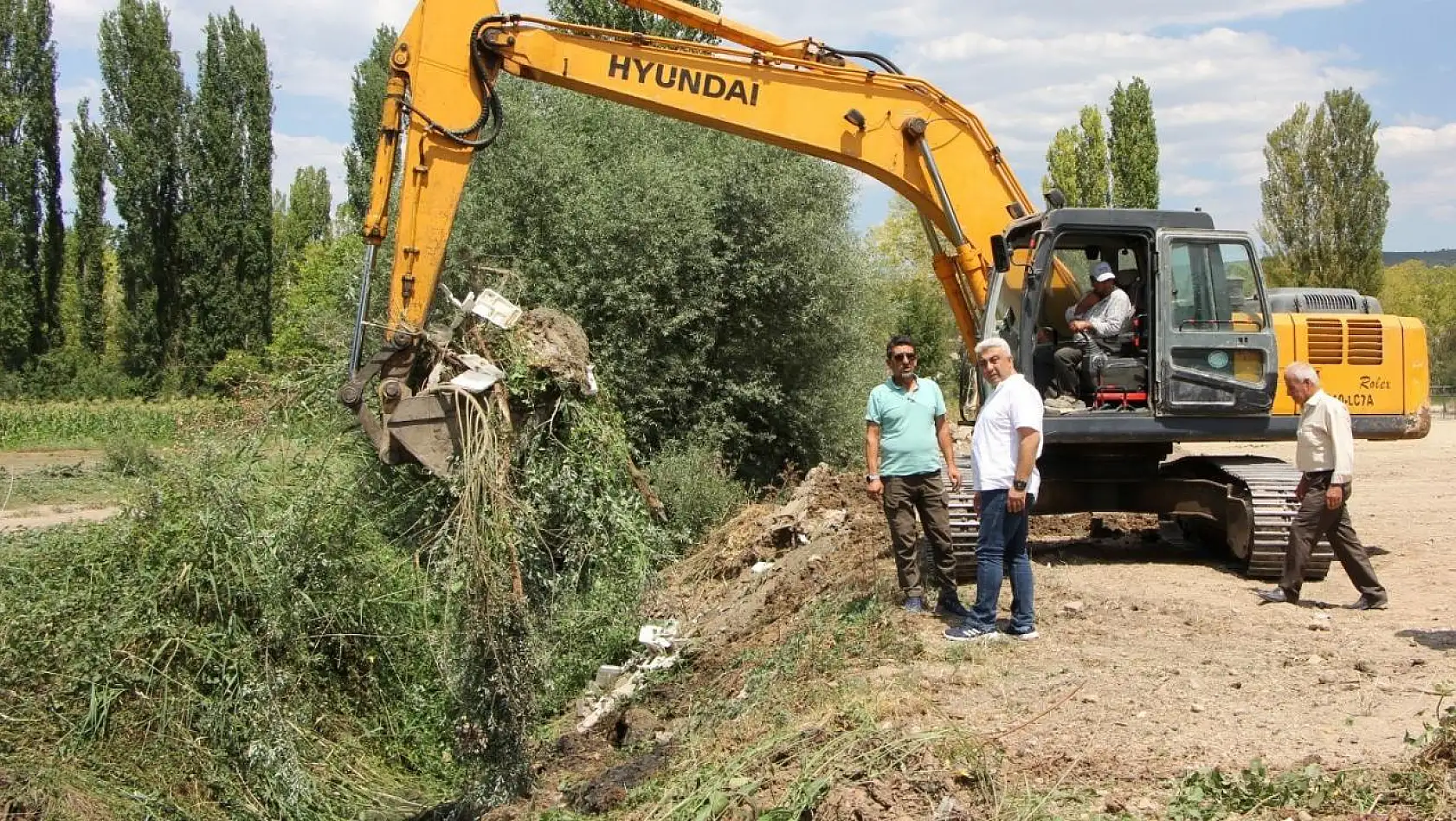 Hisarcık'ta Küçükçay Taşkın Koruma Projesi çalışmalarına başlandı