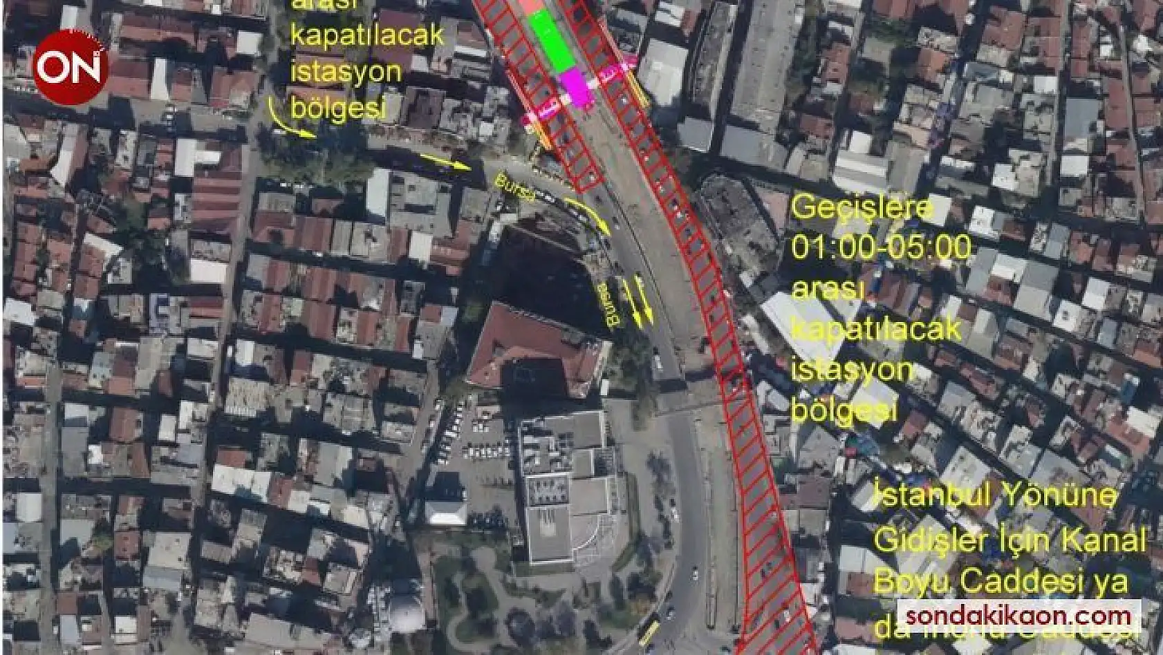 İstanbul Caddesinde trafik düzenlemesi