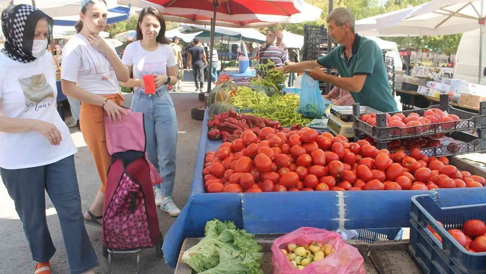 Manyas'ta yerli ürün bollaşınca sebze fiyatlarında düşüş yaşandı
