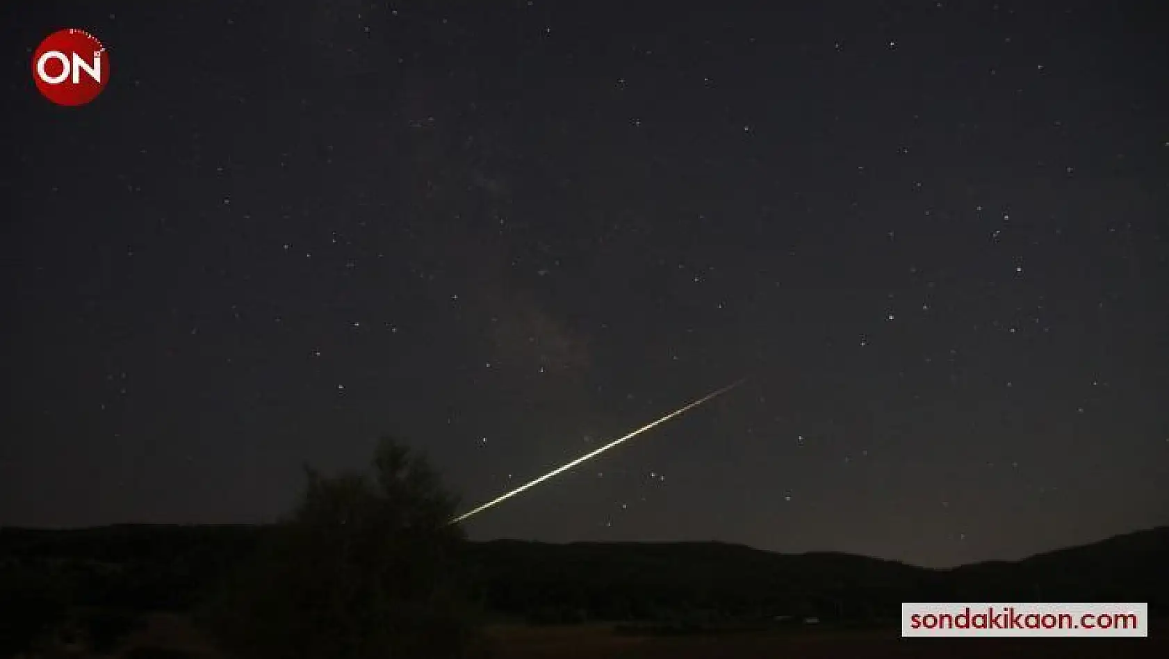 Meteor düşüşü Bursa'da görüntülendi