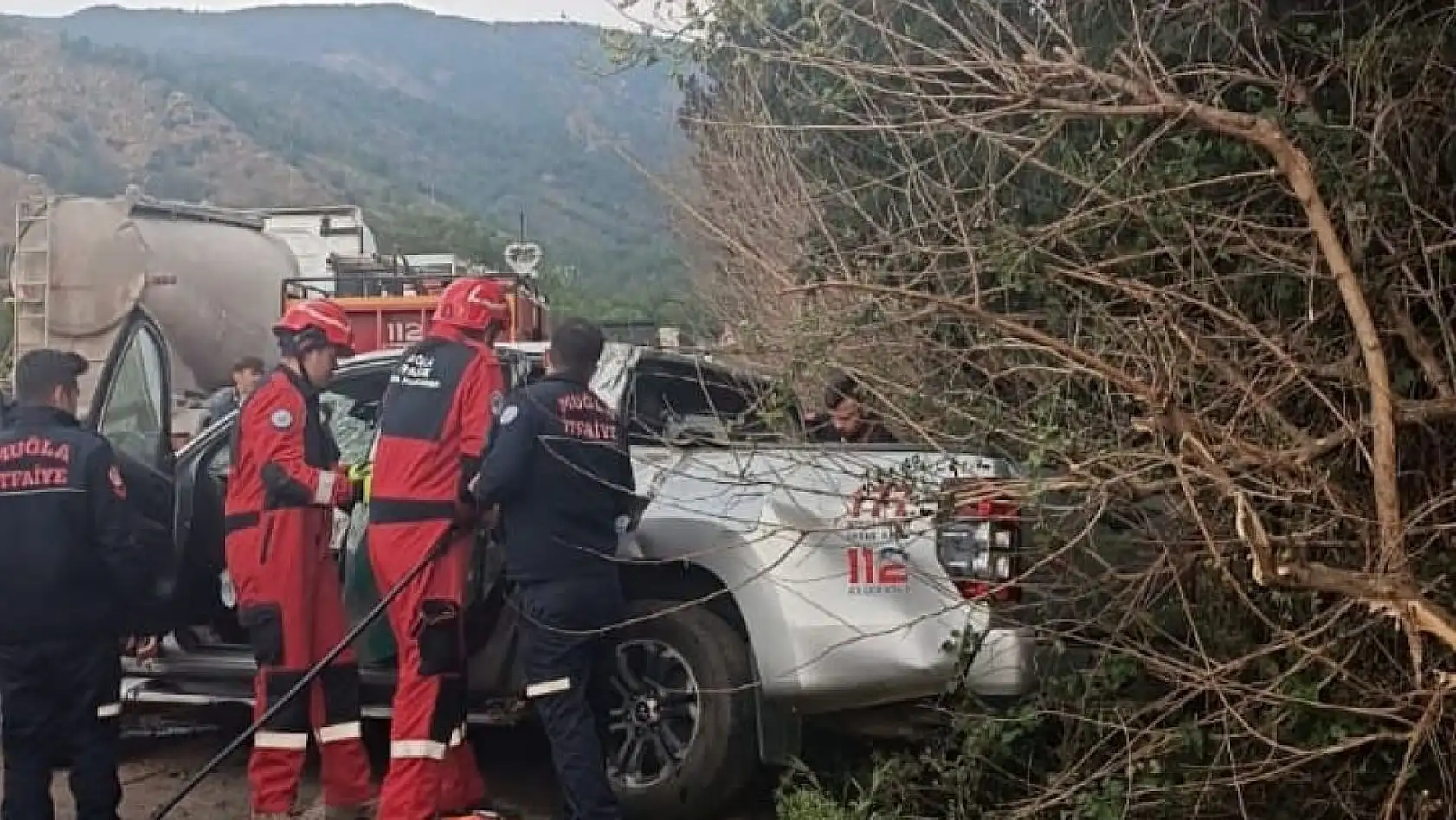 Orman İşletme Müdürlüğü aracı kaza yaptı: 3 yaralı