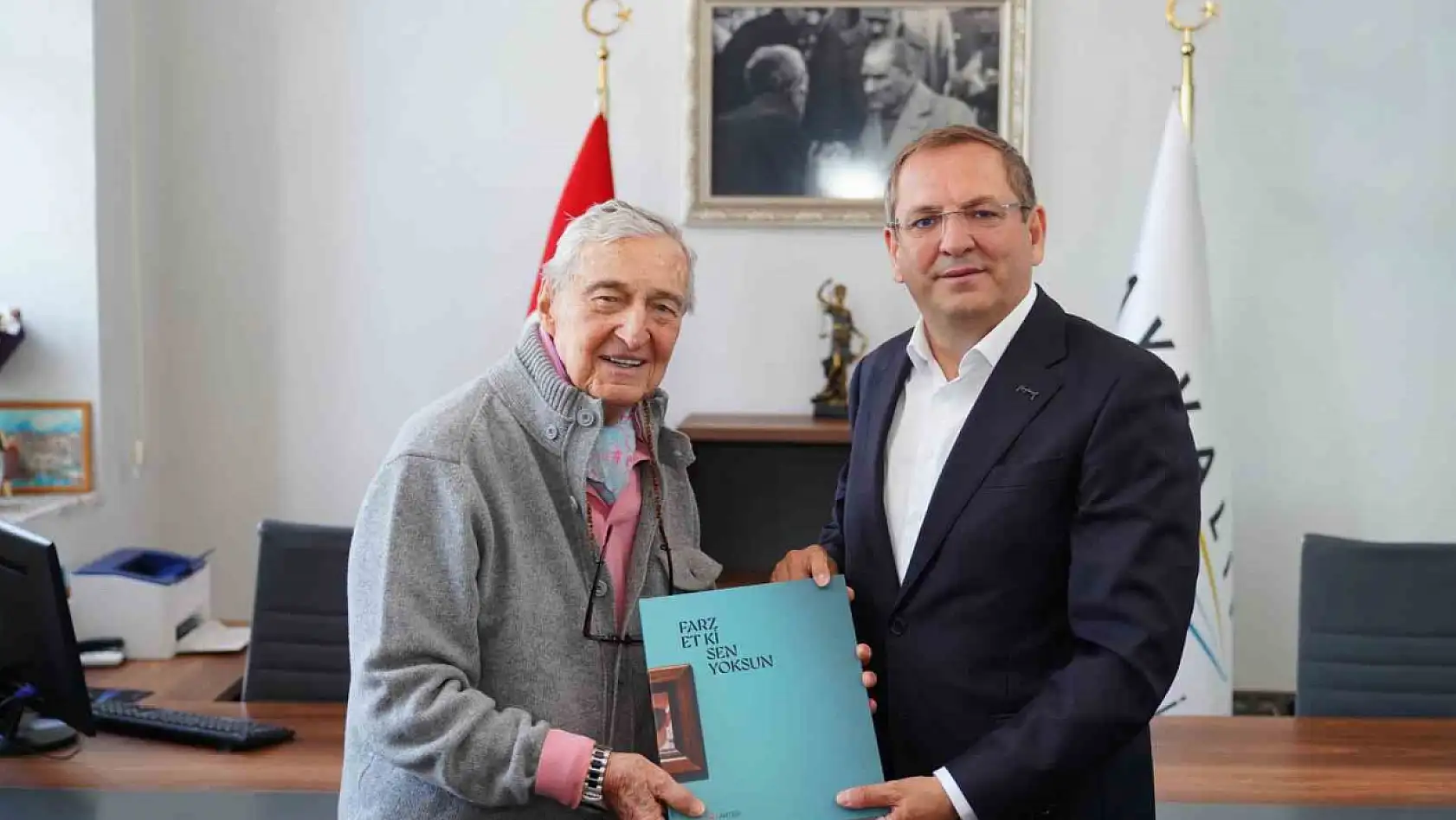Rahmi Koç'tan Başkan Mesut Ergin'e ziyaret