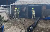 Balıkesir'de ahırda çıkan yangında 42 küçükbaş hayvan telef oldu
