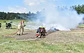 Balıkesir'de itfaiyeden yangına ilk müdahale eğitimi