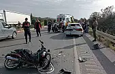 Balıkesir'de motosiklet ile otomobil çarpıştı: 2 yaralı