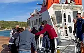 Erdek'te fırtınaya rağmen hasta tahliyesi gerçekleştirildi
