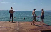 Kuzey Ege de deniz sezonu açıldı