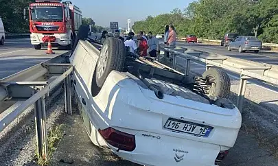 Balıkesir-Bursa kara yolunda trafik kazası: 2 yaralı