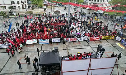 Bandırma'da 1 Mayıs kutlandı