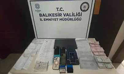 Bandırma ve Bursa'da tefecilik operasyonu: 7 şüpheli yakalandı