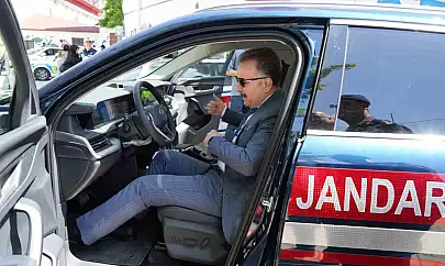 Edremit'te TOGG, Jandarma'nın hizmetine girdi