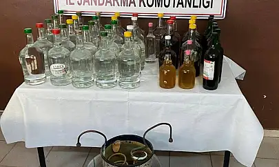 Jandarmadan kaçak alkol operasyonu