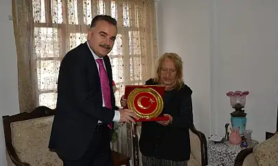 Kaymakam Odabaş'tan Hayırsever Kıyakoğlu'na vefa ziyareti