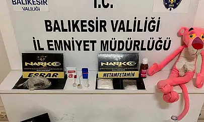 Pembe panterin içinden uyuşturucu çıktı
