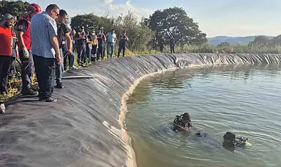 Susurluk'ta sulama göletinde erkek cesedi bulundu
