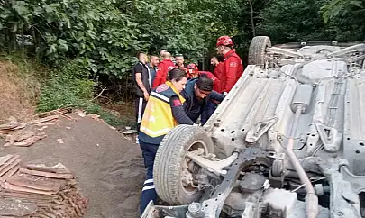 Susurluk'ta trafik kazası: 1 yaralı