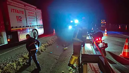 Balıkesir'de motosiklet kazası: 1 kişi hayatını kaybetti