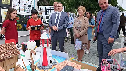 Balıkesirli öğrencilerden sanat şöleni