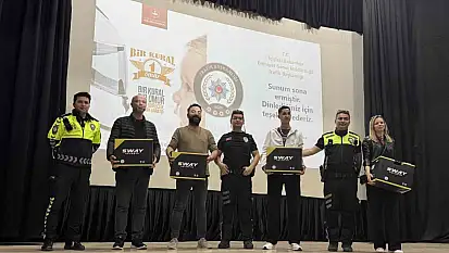 Bandırma'da motosiklet sürücülerine yönelik bilgilendirme programı düzenlendi