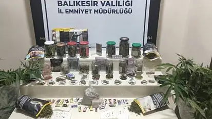 Bandırma'da uyuşturucu operasyonu