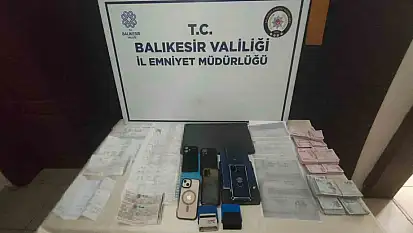 Bandırma ve Bursa'da tefecilik operasyonu: 7 şüpheli yakalandı