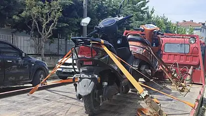 Gönen'de plakasız motosikletlere yönelik denetimler sıklaştırıldı