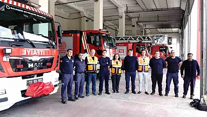 İDA-SAR'dan Edremit İtfaiyesi'ne ziyaret