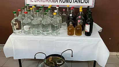 Jandarmadan kaçak alkol operasyonu