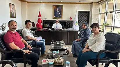 Kaymakam Memiş, şehit ailesini ağırladı