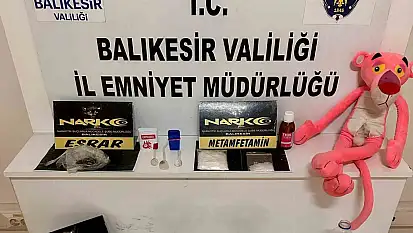Pembe panterin içinden uyuşturucu çıktı