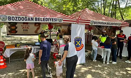 Bozdoğan'da Trafik Haftası renkli kutlandı