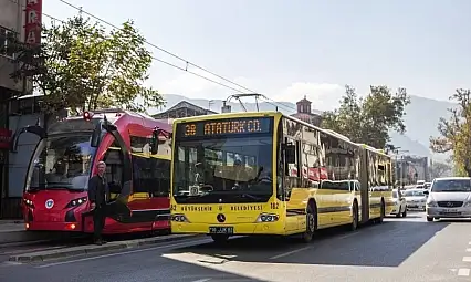 Bursa'da 19 Mayıs'ta ulaşım ücretsiz