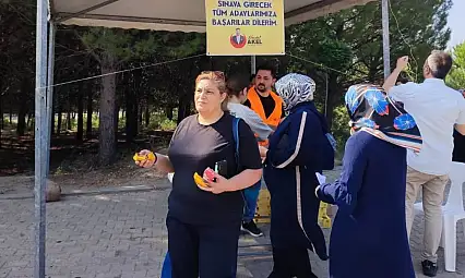 Gediz Belediyesi, YKS heyecanında öğrenci ve ailelerini yalnız bırakmadı