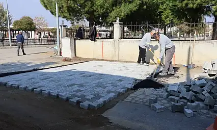 Nazilli Belediyesi, Yeşilyurt'taki yol çalışmalarını tamamladı