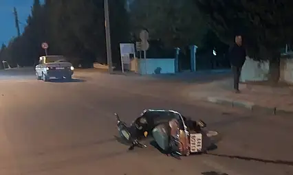 Tavşanlı'da motosiklet ile otomobile çarpıştı: 1 yaralı