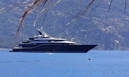Ultra lüks yat 'Solandge' Fethiye'de