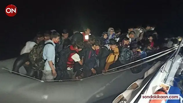 43 göçmenin kurtarılma anı saniye saniye kameralarda